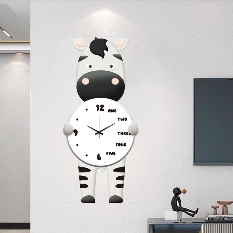 Animal Clock 60X31 CM 9 Environmentally friendly material, no need for punching Animal Clock 60X31 CM 9 Environmentally friendly material, no need for punching